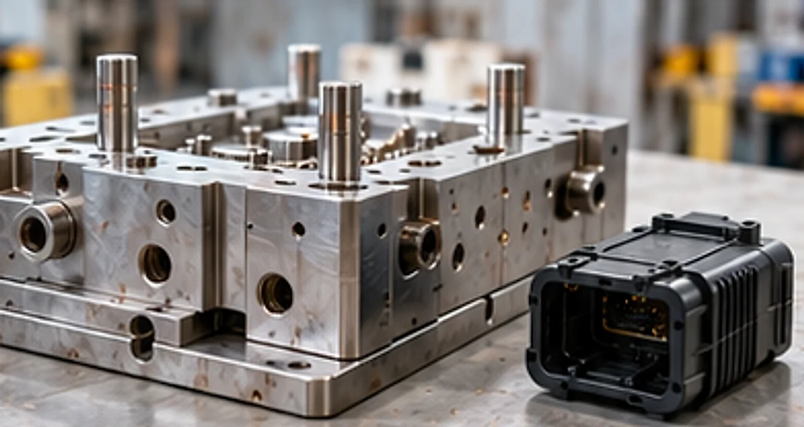 Khuôn chính xác & vỏ connector – minh họa
