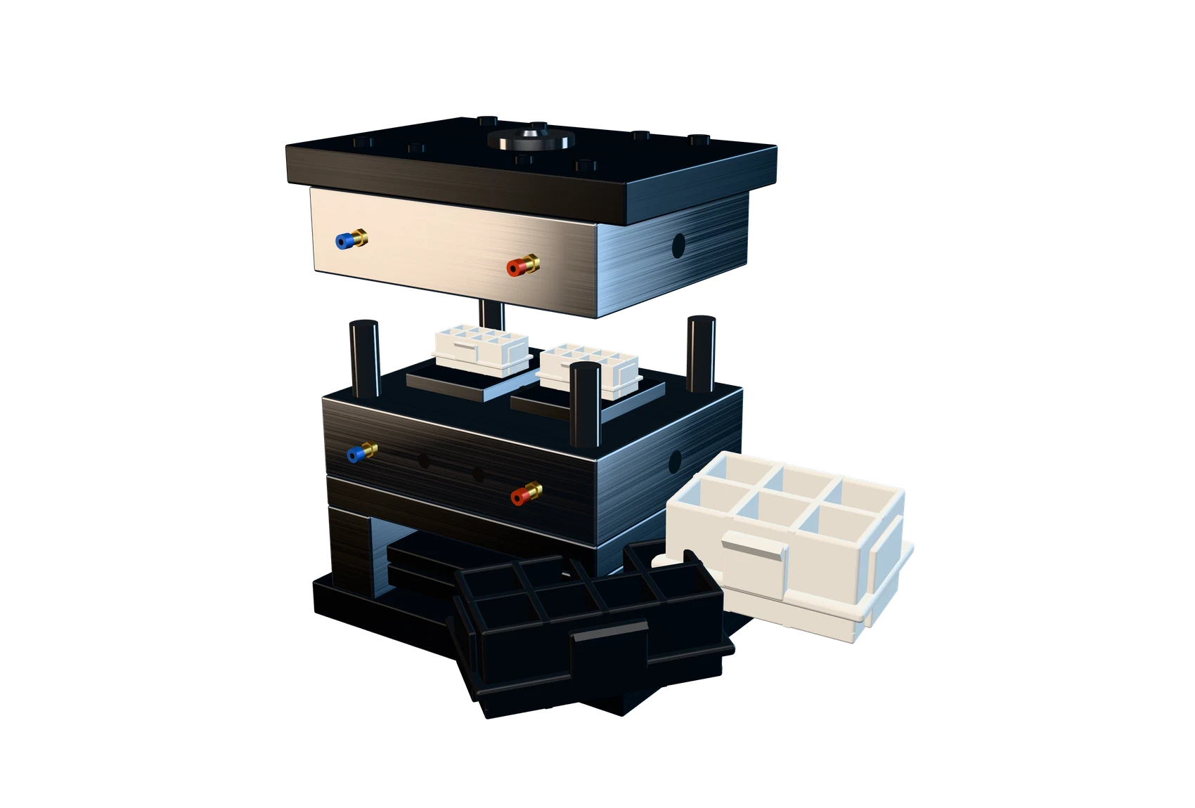 Ép nhựa vỏ thiết bị từ bản vẽ 3D
